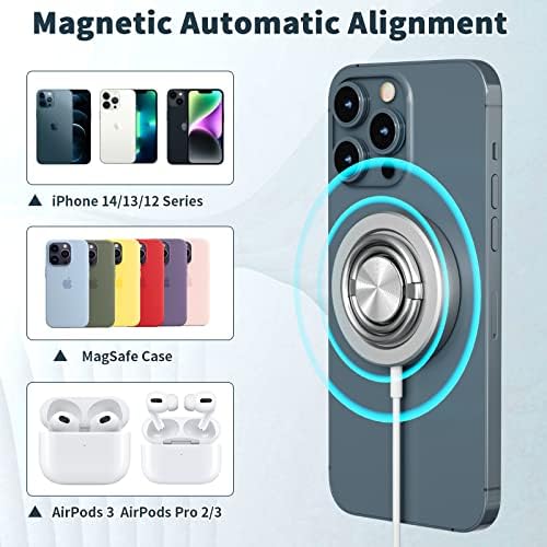 Magnetni bežični punjač sa višeugaonim podesivim držačem telefona za iPhone 14/14 pro/14 plus/14 pro max/
