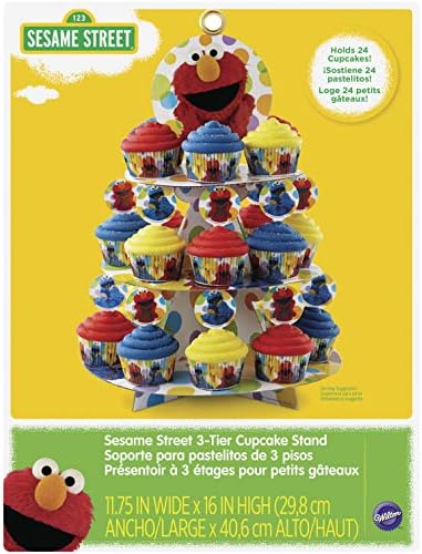 Wilton Sesame Street Cupcake Tower, višebojni
