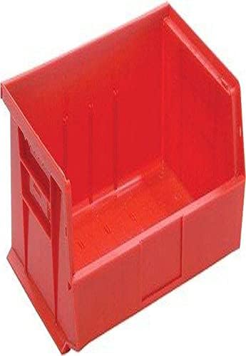 Kvantni QUS245 plastični spremište za odlaganje, 16-1 / 2 x 10-7 / 8 x 5 crveno - puno 6