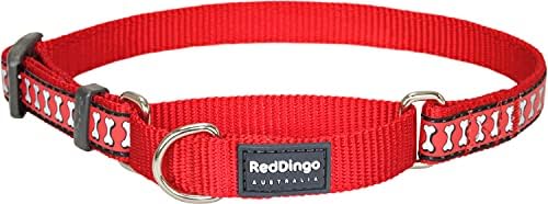 Crveni Dingo reflektirajuće ovratnik za martingale, mali, crveni