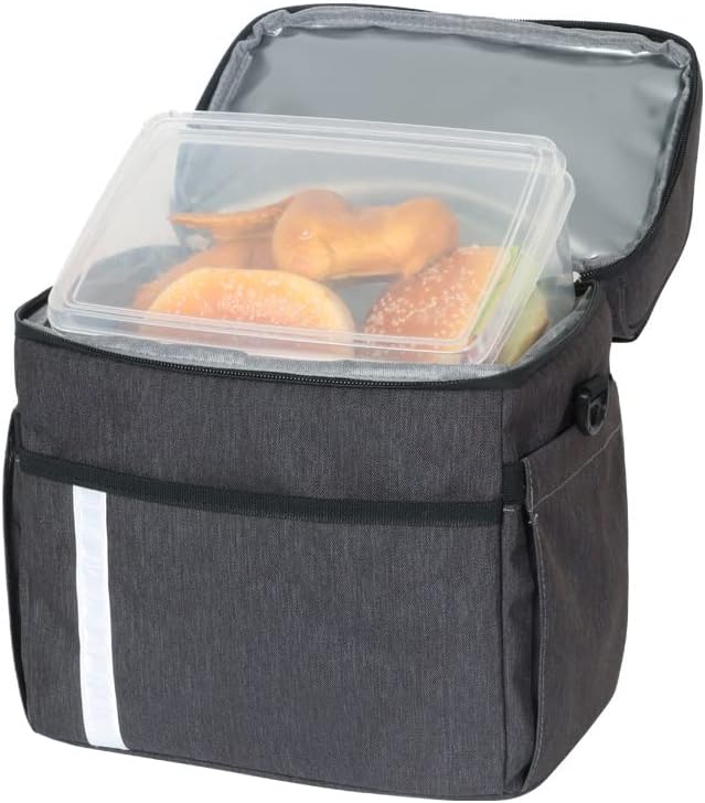 Kfjbx multifunkcionalna dvoslojna 9L prenosiva torba za ručak velikog kapaciteta za hlađenje plaže