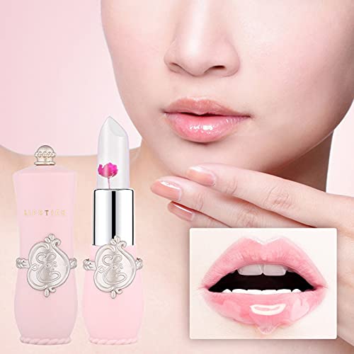 1kom Flower Lip Gloss Clear ruž za usne, hidratantna krema za usne Crystal Jelly balzam za usne