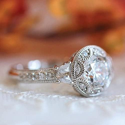 2023 Ženska cirkonija Bling Diamond Angagement Wedding Ring Boys Ring