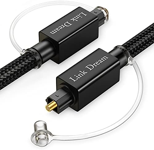 Link Dream Optički audio kabl Digitalni audio optički kabel 3,3 stopa 24 pozlaćeni vlaknski optički