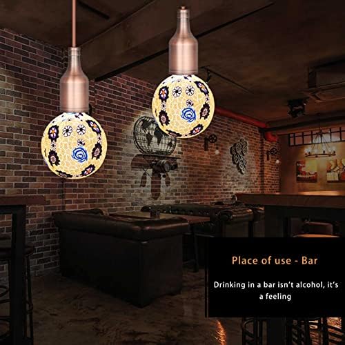 Xianfei LED Edison sijalice, G125 Globe Decorative Vintage filaments sijalice, ne Prigušive