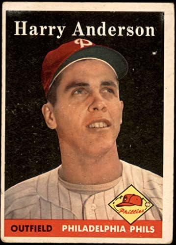 1958. TOPPS 171 Harry Anderson Philadelphia Phillies Dobar Phillies
