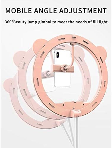 LMMDDP 10 LED sklopivo tijelo prstenasto svjetlo trobojno svjetlo za punjenje Sa postoljem za Selfie Makeup