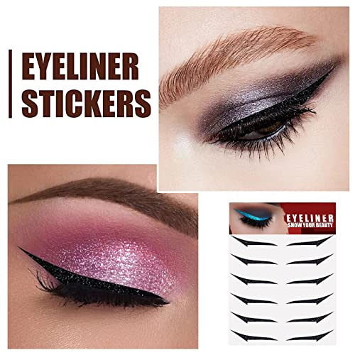 Stick on Eyeliner-Stick on eyeliner Stripes, Stick on Glitter Eyeliner Stripes, Stick on Eye Liner, eyeliner