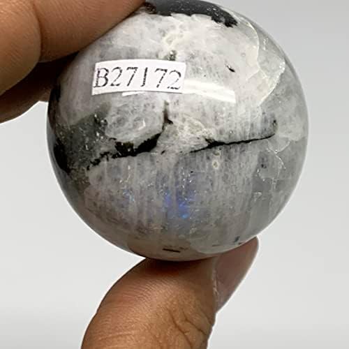 Watangems 93.2 grama, 1.6 , prirodni duginski moonstone sfera kuglica Gemstone iz Indije, B27172