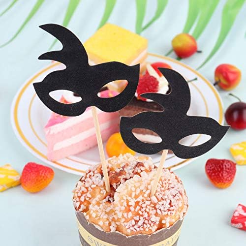 40pcs karnevalski cupcake Topper Dekorativni kolač Bip modni desert Izaberite atraktivnu zabavu Dekor