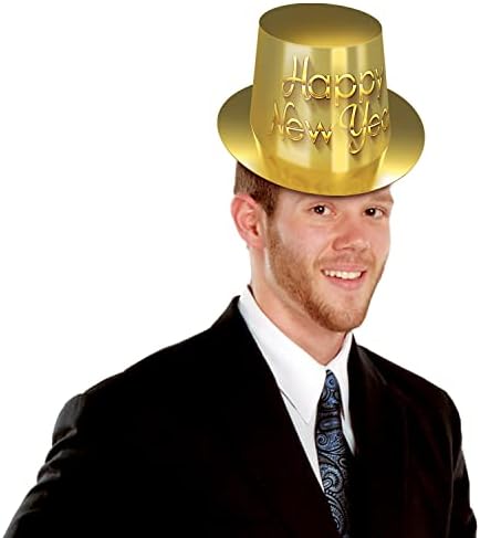 Beistle 12 komada zlatne kape za zabavu za Novu godinu za NYE proslavu