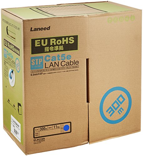 ELECOM LD-CTS300 / RS LAN kabel, 98,4 ft, samooradju, STP, RoHS kompatibilan, plavi