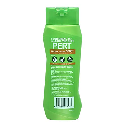 PERT 2-IN-1 Classic Clean Sportski šampon i regenerator 13,5 unca