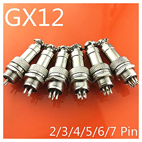 1set GX12 2/3/4/5/6/7 pinski Muški + Ženski 12mm žičani panel konektor konektor za avijaciju utikač