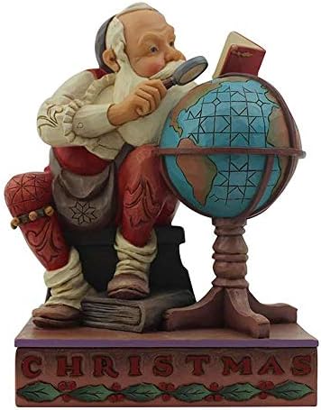 Enesco Subota večernji post od Jim Shore Santa sa globusom figurine