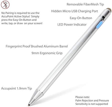 Boxwave Stylus olovka Kompatibilan je sa Dell Inspiron 13 5000 - AccuPoint Active Stylus, Elektronski stylus