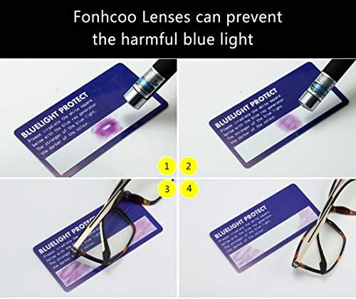 Naočare za blokiranje plavog svjetla FONHCOO Anti Blue Ray kompjuterske igre naočare lagan protiv odsjaja, protiv umora očiju