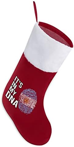 To je u mojoj DNK Argentini zastava Božićne čarape Čarapa Xmas Tree Santa ukrasi Viseći ukrasi za kamin