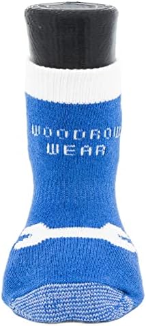 Woodrow Warder, Power Paws Napredne čarape za pse, plava s kost, xxs, uklapa se na 12 kilograma