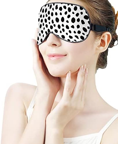 Dalmatinci pas Print tiskani san maska ​​za oči meka nakloni za oči s podesivim noćnim sjenilom za sjenilo za