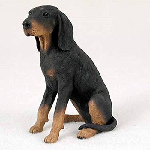 Koncepti razgovora Coonhound Black & Tan Standardna figurica
