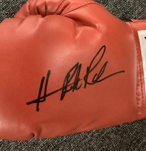 Hasim Rahman potpisao bokserske rukavice Everlast autogram šampion u teškoj kategoriji HOF JSA - bokserske
