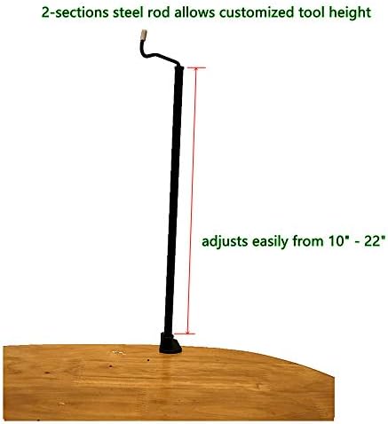 Podešavanje okretnog držača za vješalicu sa stezaljkom za stol
