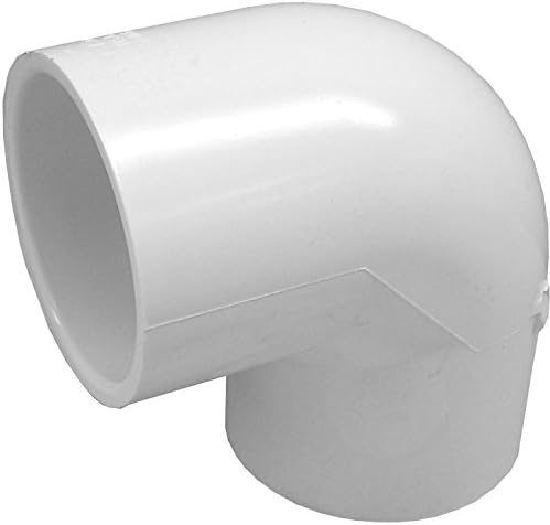 Genova Products 30710cp 1-inčno 90 stepeni PVC cijev koljeno-10 pakovanje, Bijelo