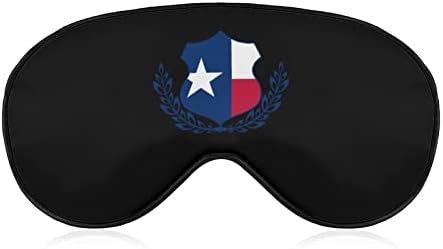Texas zastava za spavanje maska ​​za oči Soft Funny oka za sjenilo za spavanje za spavanje očiju za