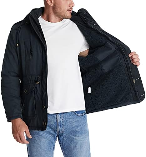 Muška jakna zima, zimski trendy dugih rukava Aktivni kaputi Muškarci Plus size Turtleneck Fit Wildweight Jacket6