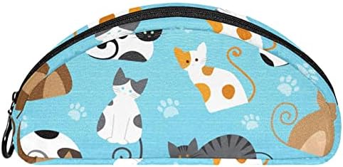 Tbouobt kozmetička torba za žene, šminkerne torbe Sobni toaletni torbica Putni poklon, mačke mačke životinja mačke