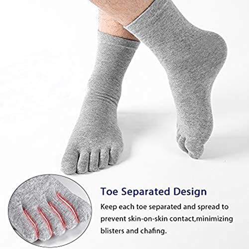 Meaiguo čarape s pet prstiju posade pamuk za muškarce žene 3-4 para