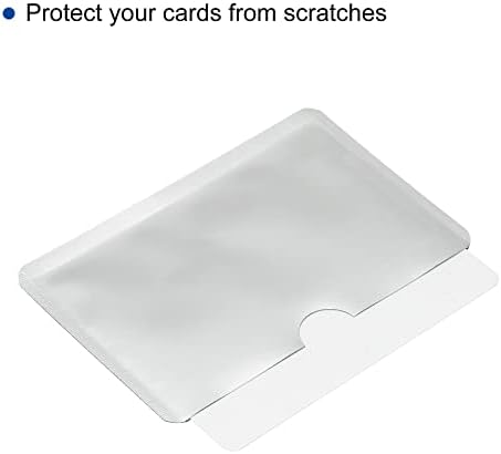 PATIKIL RFID blokirajući navlake za kreditne kartice, 30 paketa široko otvoren beskontaktni držač za zaštitu