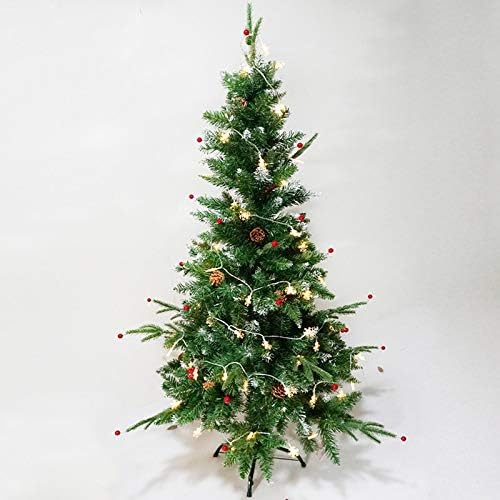 Twdyc umjetno božićno stablo zelena xmas kone na kućnom božićnom ukrasu s metalnim postoljem