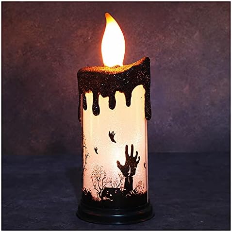Cool sa stvarima unutar ukrasa -bundeve LED Halloween Candles Decoratio Halloween Candle-Light Home
