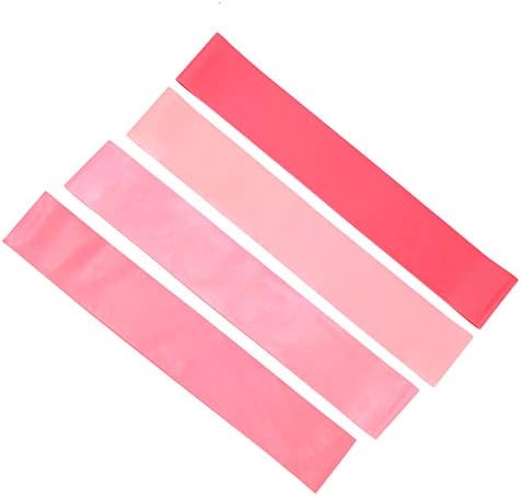 RvSky Sporting Goods Gradient Pink Mini Yoga bendovi postavljaju prirodne trake za otpornost na lateks za kućni trening Fitnes trening