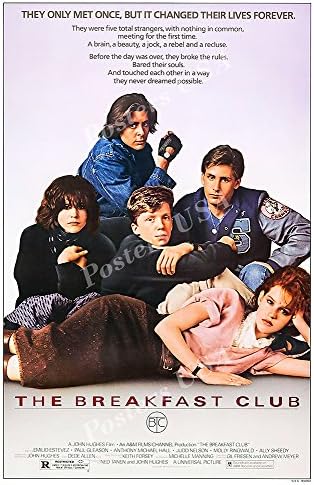 PremiumPrints-The Breakfast Club movie Poster Glossy Finish Made in USA-MOV952 )
