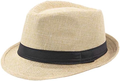 Classic Fedoras šeširi kratki panama jazz kapa za muškarce kostim dodaci casual party crkveni šešir