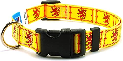 Ogrlica za pse sa kraljevskim banerom dizajna zastava Scotland | Izvrsno za nacionalne praznike, posebne događaje,