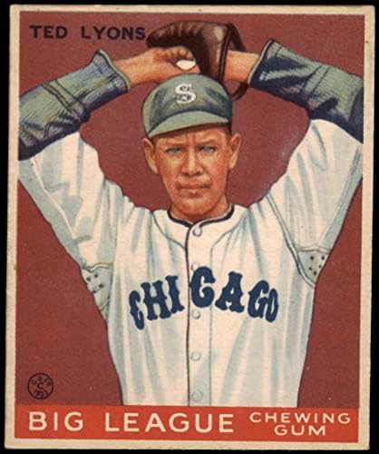 1933 Goudey 7 Ted Lyons Chicago White Sox VG / Ex + White Sox