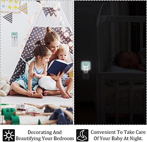 Be Smart Dog LED noćno svjetlo, Dječija noćna svjetla za spavaću sobu uključite se u zidnu