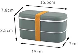 MJWDP New Bento kutija od plastične materijale Hladnjak Hladnjak Free-Conseod Box Dvostruko slojevi