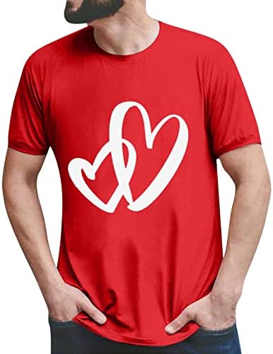 Dan Zaljubljenih Grafički T Shirt Shirt Kratki Rukav Top Muški Model Rukav T