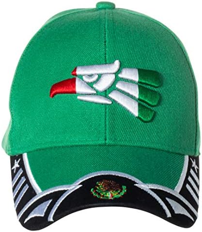 Hecho en Mexico Eagle šešir - Detaljna bejzbol kapa za šivanje veze