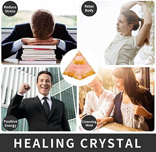 Orgone piramida Pozitivna energija, Crystal piramida Cvijet života Kvarcom sa agatom, zaštitni kristali