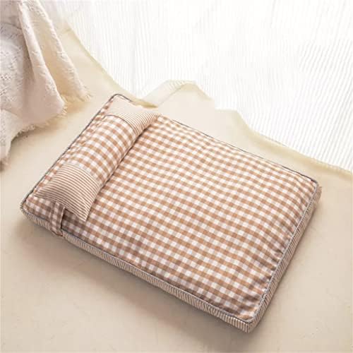 Czdyuf ljetna hladnoća uklonjiva pravokutni kauč na kućnim ljubimcem sa jastucima karirani uzorak debeli pamučni