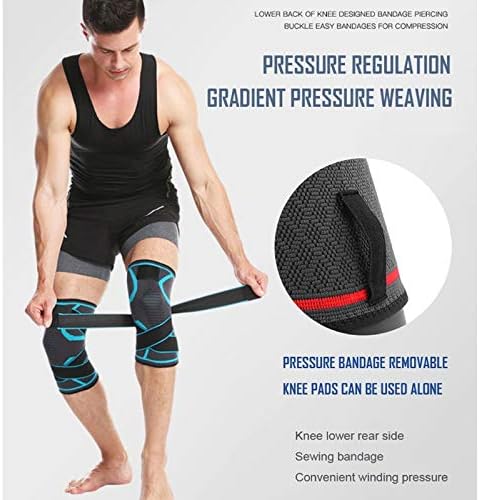 CCBUY 1pair Sports potpora za koljena Steznik za koljena pod pritiskom elastični štitnici za koljena podrška košarkaškoj
