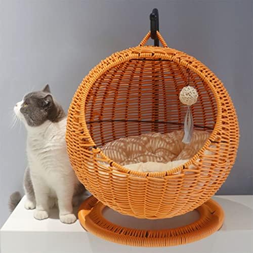 JIALIA viseća mreža za mačke u kavezu za mačke, krevet za mačke krevet za kućne ljubimce Samostojeći