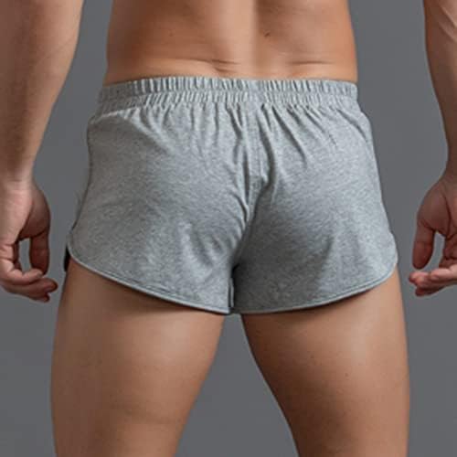 Bmisegm bokserice za muškarce pakovanje muške ljetne jednobojne pamučne hlače elastična traka labavi