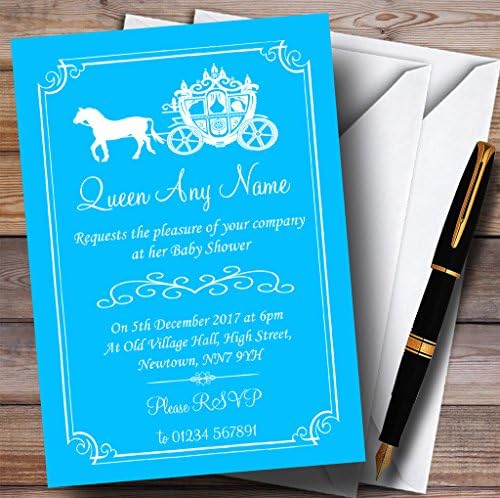 Pozivnice Za Princeze Plave Konjske Kočije Pozivnice Za Tuširanje Beba